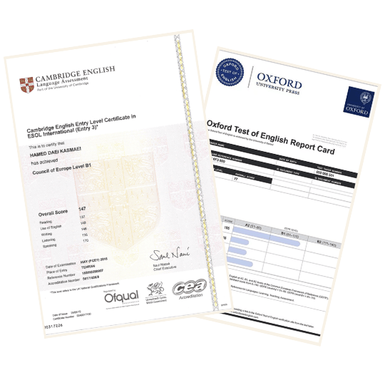 Cambridge Oxford Centro Oficial Examinador B1 B2